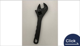 カルブラック モンキーレンチ（ＣＡＲＢＬＡＣＫシリーズ：ＣＲＢ－ＭＷ２００）