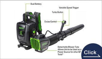 82-Volt Dual Port Backpack Blower