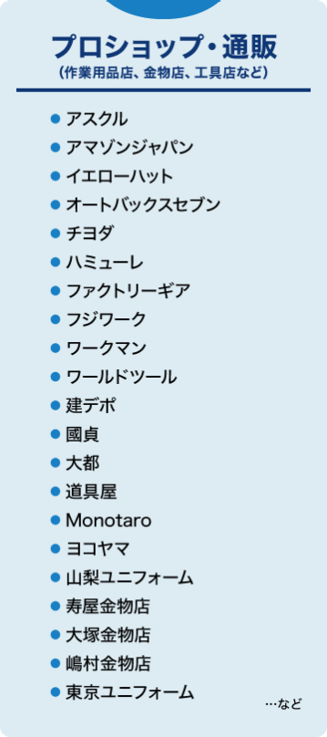 プロショップ・通販