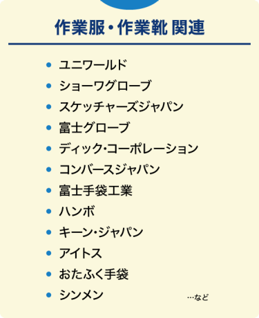 作業服・作業靴 関連
